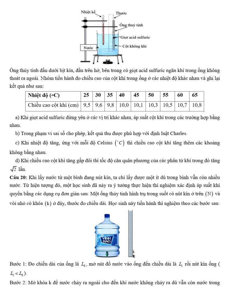 Đề thi thử Vật Lí Tốt nghiệp THPT 2025-2026 liên trường THPT (Nghệ An) (Lần 1)