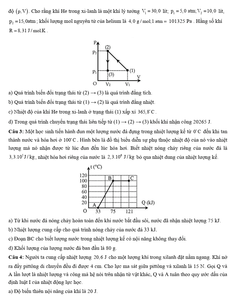 Đề thi thử Vật Lí Tốt nghiệp THPT 2025-2026 Sở Hưng Yên (Mã 0204)