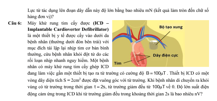 Đề thi thử Vật Lí Tốt nghiệp 2025-2026 trường THPT Lương Đắc Bằng (Thanh Hóa)