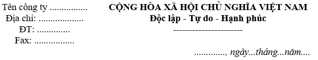 Biên bản điều chỉnh hóa đơn 2015