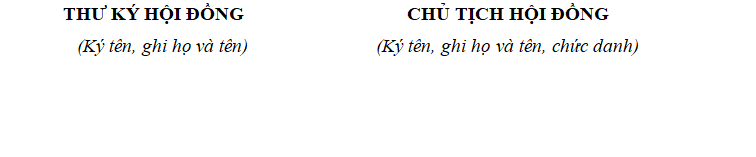 Biên bản họp hội đồng Thi Đua - Khen Thưởng