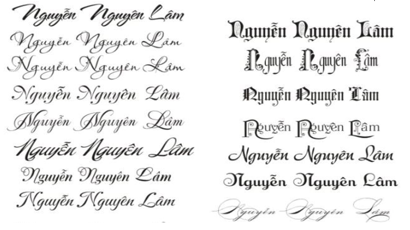 Bộ font chữ viết tay đẹp nhất