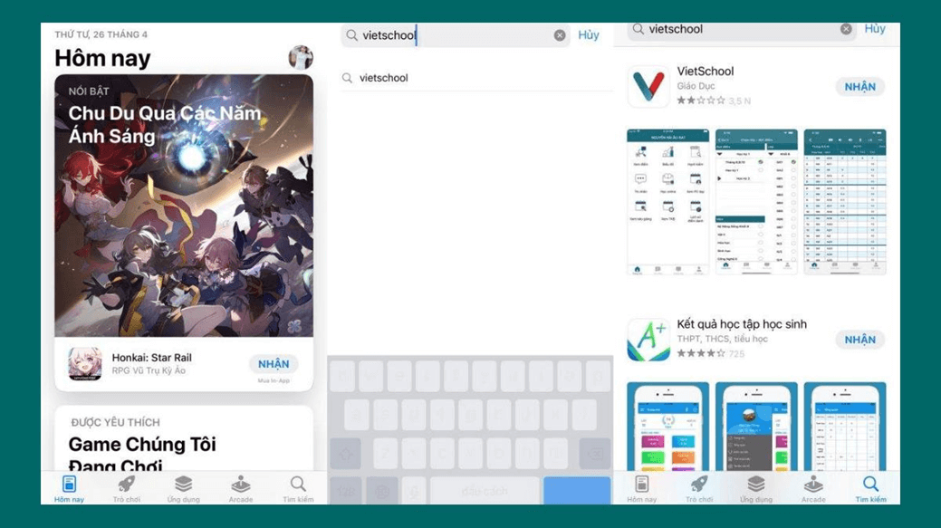 Cách tải, cài đặt VietSchool APK trên điện thoại IOS chi tiết cực đơn giản