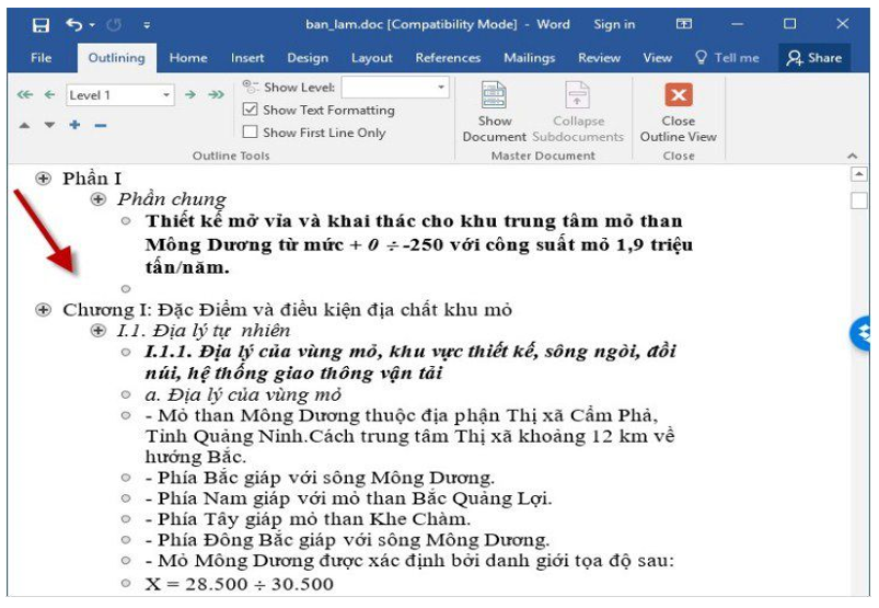 Cách tạo mục lục tự động trong word 2016 dễ hiểu nhất