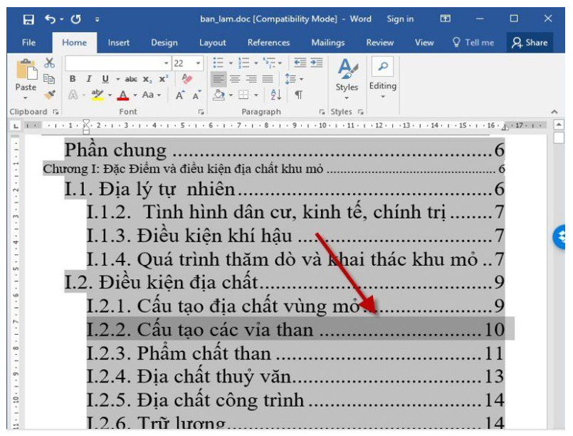 Cách tạo mục lục tự động trong word 2016 dễ hiểu nhất