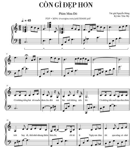 Còn gì đẹp hơn (lời bài hát, lyric chính xác nhất)