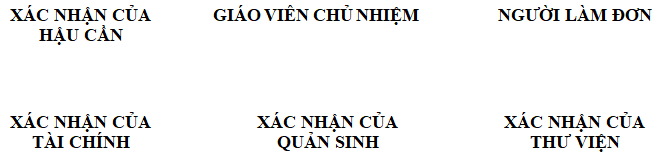 Đơn rút hồ sơ chuyển trường cho học sinh tiểu học