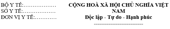 Giấy chứng nhận sức khỏe