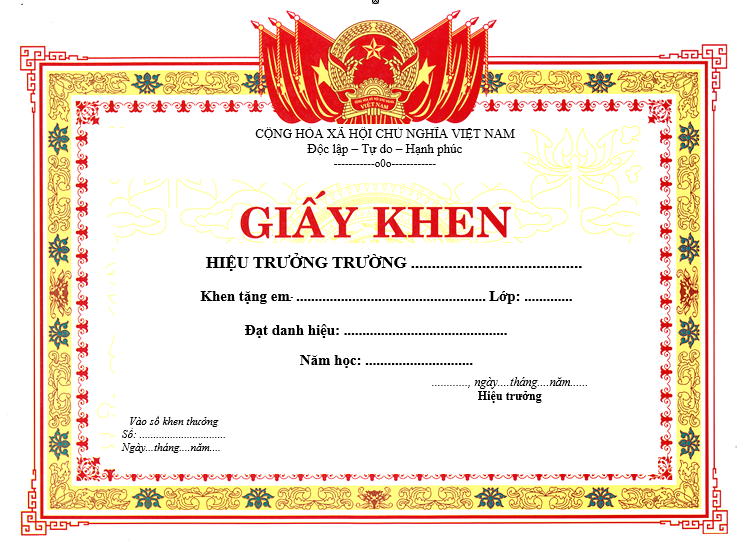 Giấy khen