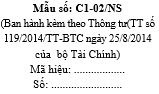 Giấy nộp tiền vào ngân hàng nhà nước năm 2020