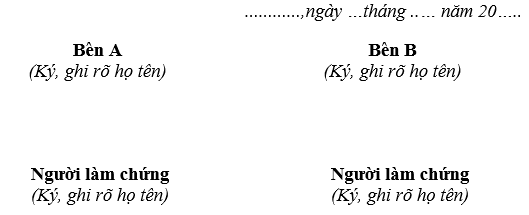 Hợp đồng đặt cọc