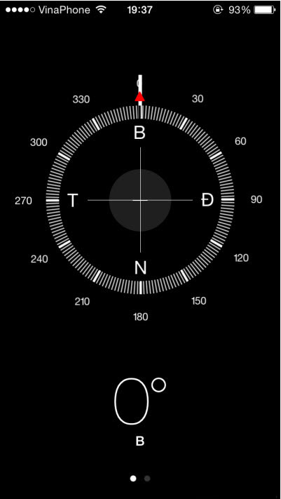 Hướng dẫn cách xem la bàn trên iPhone