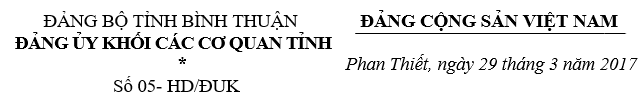 Hướng dẫn tổ chức đại hội chi bộ