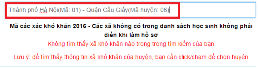 Hướng dẫn tra cứu mã xã - mã huyện - mã tỉnh 2019