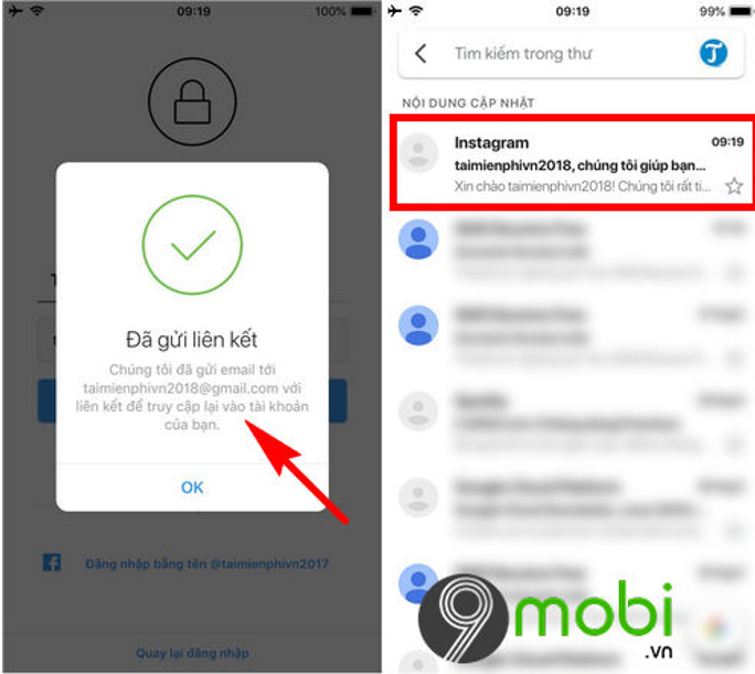 Lấy lại mật khẩu Instagram, tìm pass Instagram bị quên