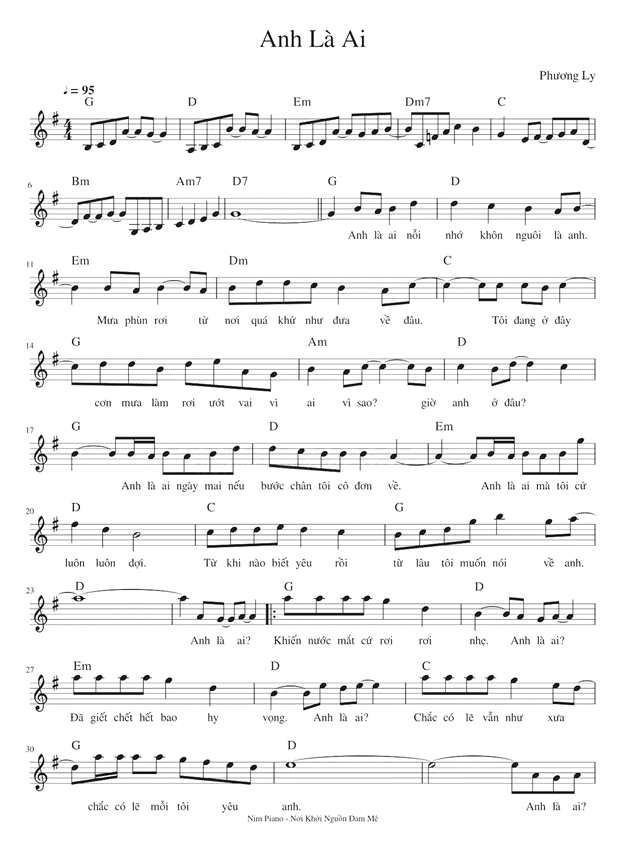 Anh là ai (lời bài hát, lyric chính xác nhất) (ảnh 1)