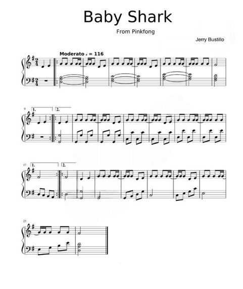 Baby shark (lời bài hát, lyric chính xác nhất) (ảnh 1)