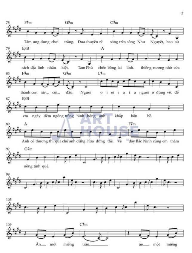 Bắc Bling (lời bài hát, lyric chính xác nhất)