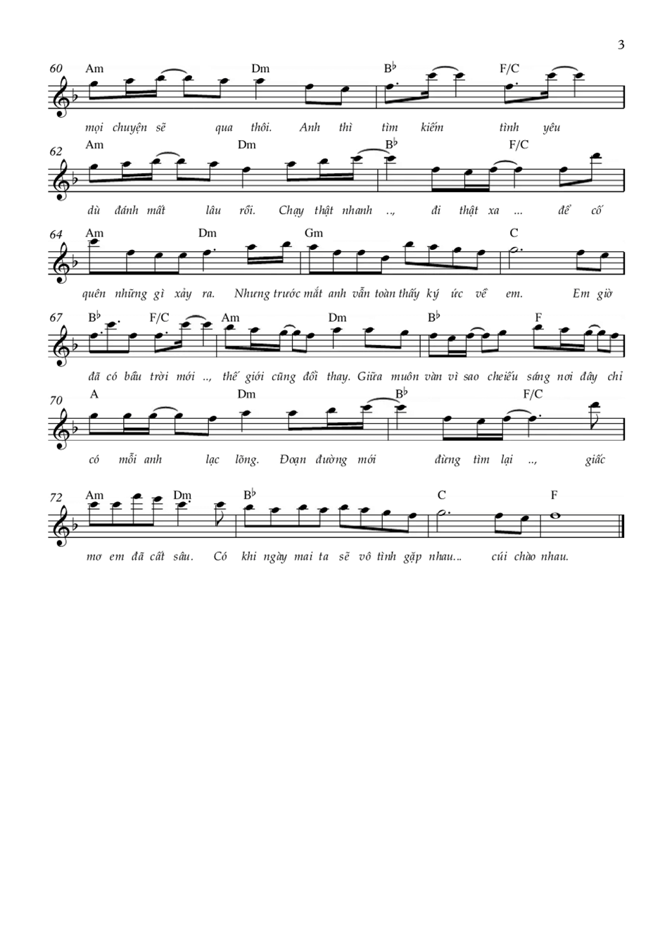 Bầu trời mới (lời bài hát, lyric chính xác nhất)