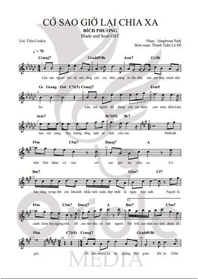 Cớ sao giờ lại chia xa (lời bài hát, lyric chính xác nhất)