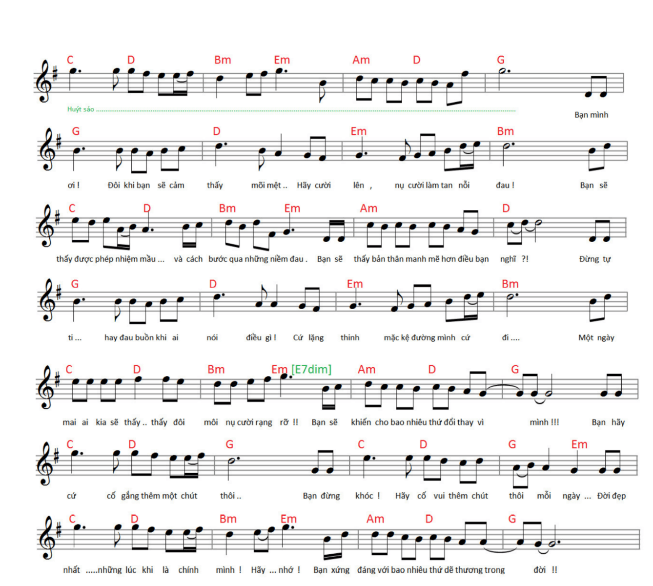 Cứ vui lên (lời bài hát, lyric chính xác nhất)