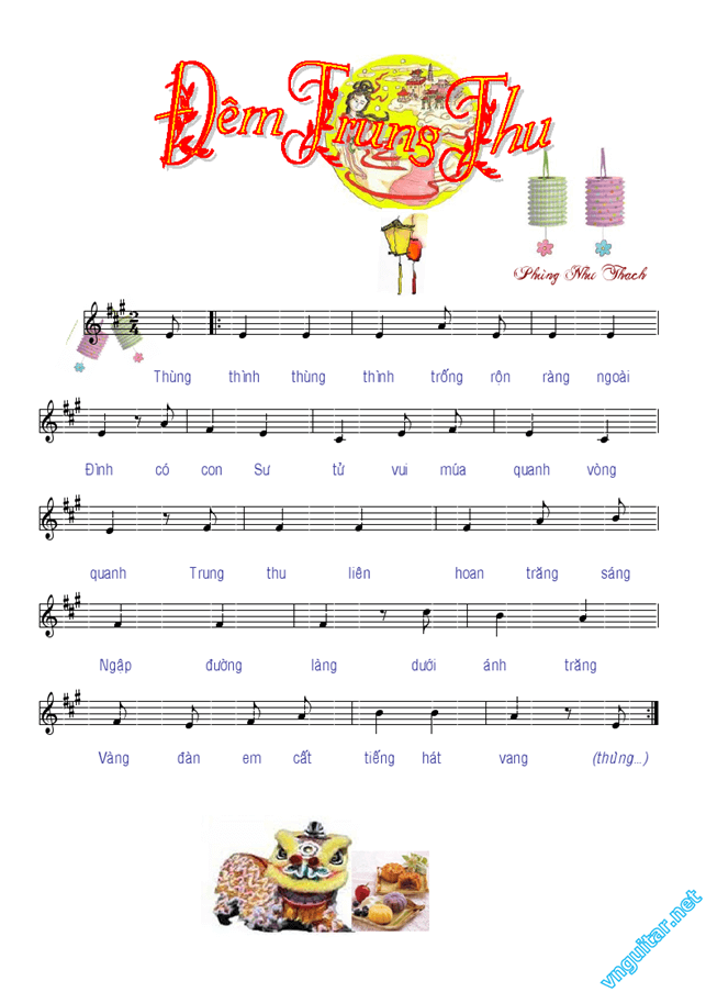 Đêm Trung Thu (lời bài hát, lyric chính xác nhất) (ảnh 1)