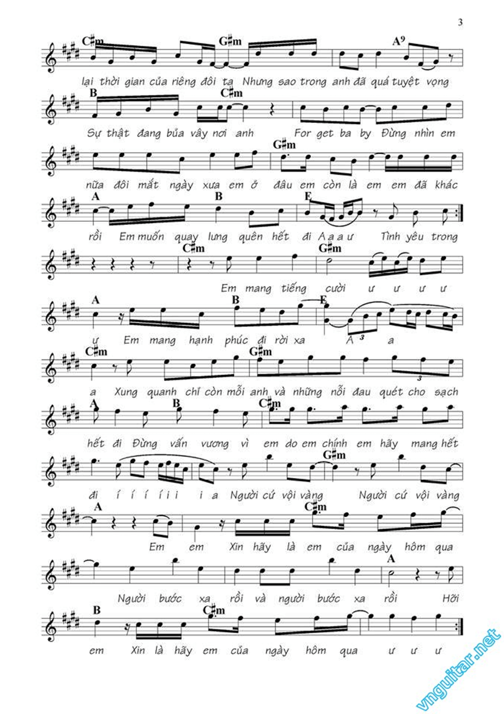 Em Của Ngày Hôm Qua (lời bài hát, lyric chính xác nhất)