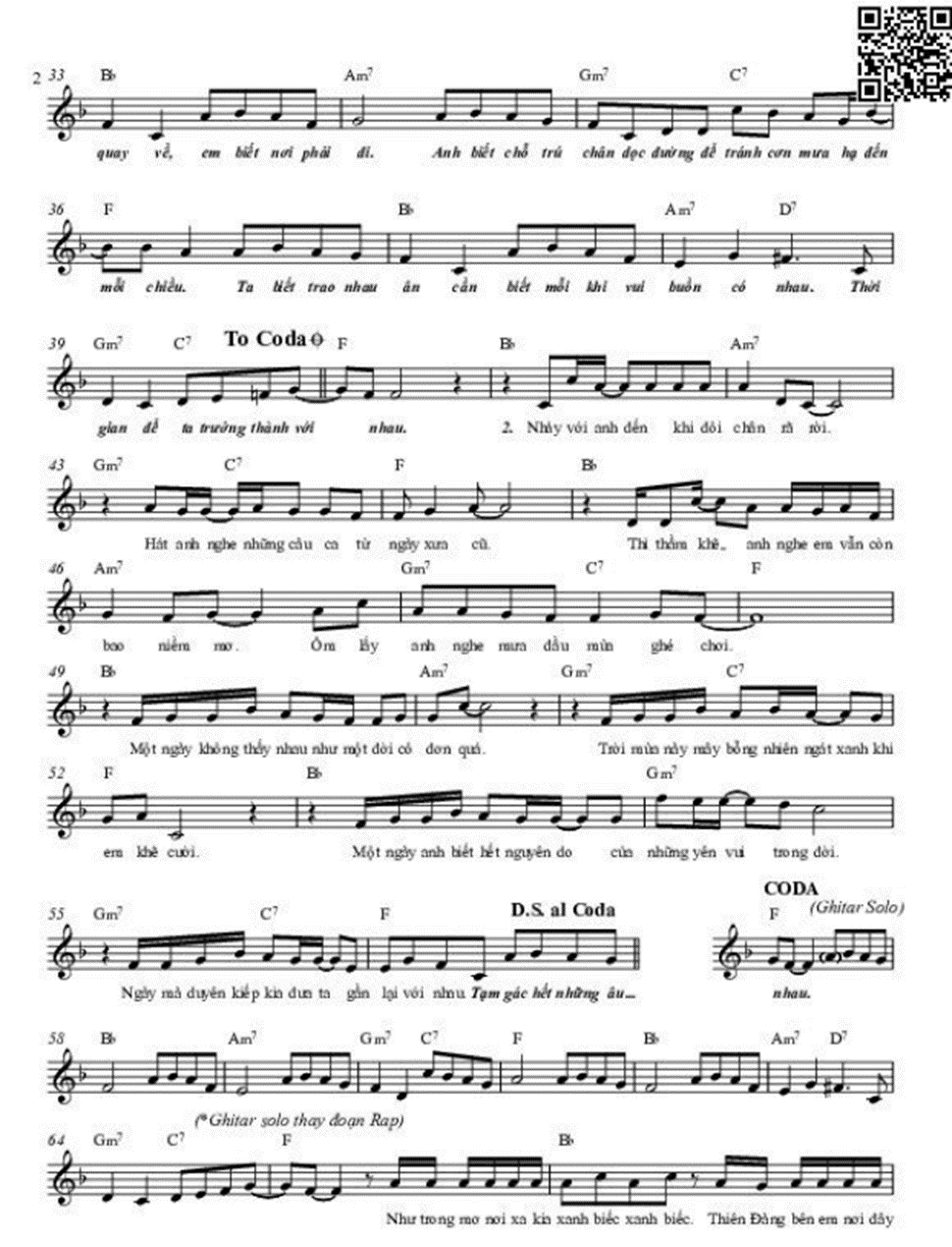 Gác lại âu lo (lời bài hát, lyric chính xác nhất)