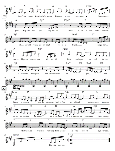 Happy New Year (lời bài hát, lyric chính xác nhất)