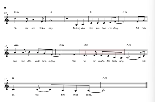 Người tình mùa đông (lời bài hát, lyric chính xác nhất) (ảnh 2)