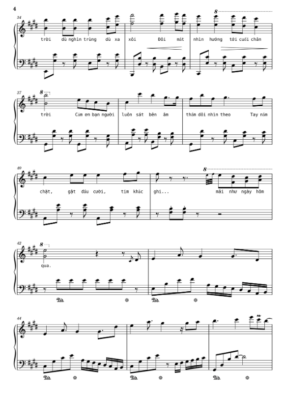 Như ngày hôm qua (Sơn Tùng) (lời bài hát, lyric chính xác nhất) (ảnh 4)