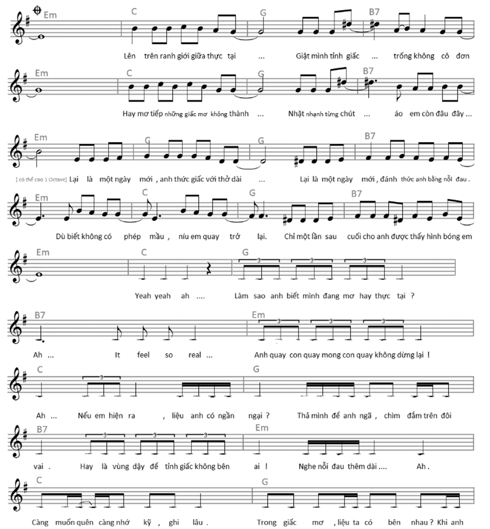 Thức giấc (lời bài hát, lyric chính xác nhất)