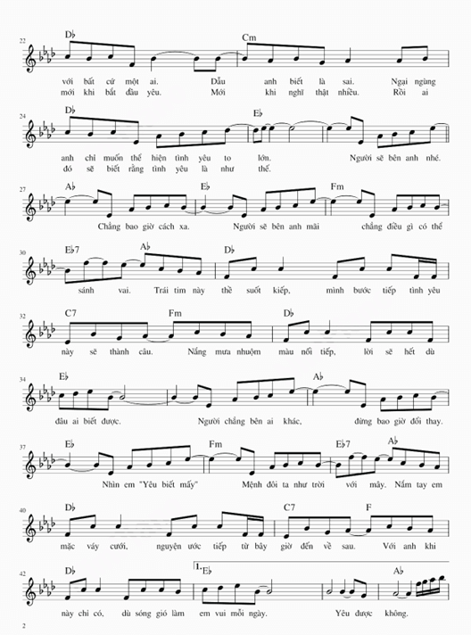 Yêu được không (lời bài hát, lyric chính xác nhất)