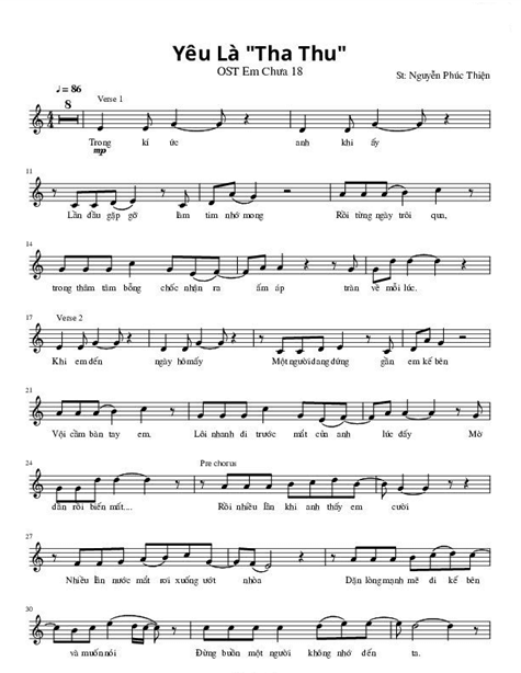 Yêu là tha thứ (lời bài hát, lyric chính xác nhất)