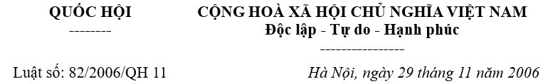 Luật Công chứng số 82/2006/QH11