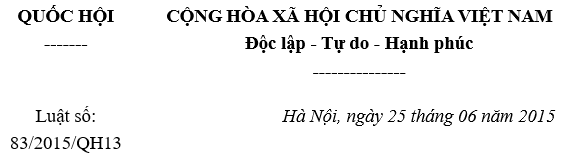 Luật Ngân sách nhà nước 2018 số 83/2015/QH13