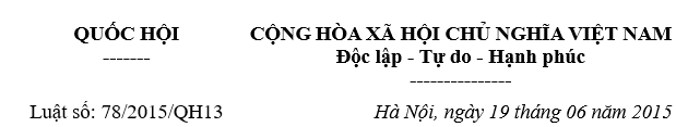 Luật nghĩa vụ quân sự 2018 số 78/2015/QH13