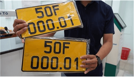 Mẫu đơn xin đổi biển số vàng