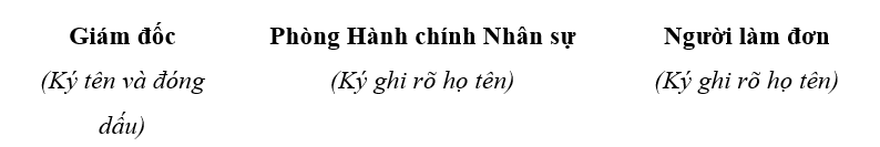 Mẫu đơn xin nghỉ phép đúng chuẩn cho người lao động