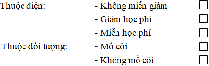 Mẫu giấy xác nhận vay vốn sinh viên