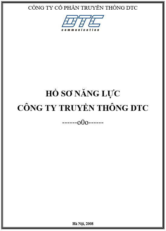 Mẫu hồ sơ năng lực công ty mới nhất 2020