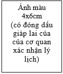 Mẫu sơ yếu lý lịch tự thuật mới nhất