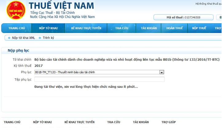 Phần mềm sửa lỗi -Đang tải thư viện, xin vui lòng thực hiện chức năng sau ít phút