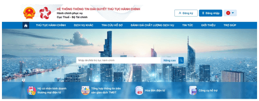 Quy trình kê khai thuế trực tuyến đối với hộ kinh doanh