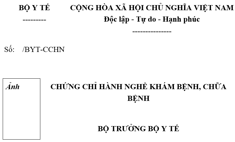 Thông tư 41-2015-TT-BYT sửa đổi hướng dẫn cấp chứng chỉ hành nghề khám chữa bệnh