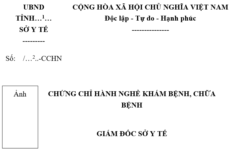 Thông tư 41-2015-TT-BYT sửa đổi hướng dẫn cấp chứng chỉ hành nghề khám chữa bệnh