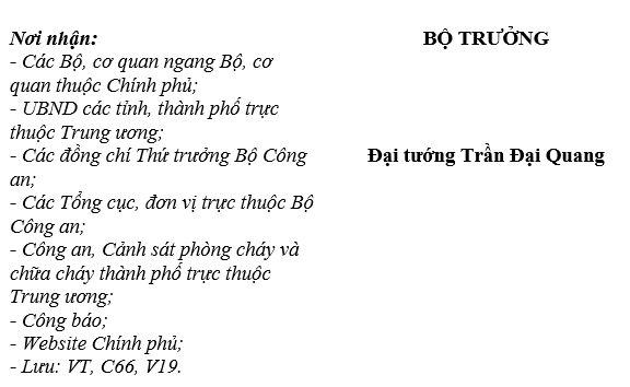 Thông tư 52-2014-TT-BCA về quản lý, bảo quản, bảo dưỡng phương tiện phòng cháy chữa cháy