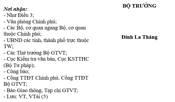 Thông tư 59-2015-TT-BGTVT quy định về vận tải hành khách trên đường thủy nội địa