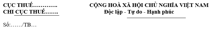 Tờ khai thuế sử dụng đất phi nông nghiệp dùng cho hộ gia đình và cá nhân