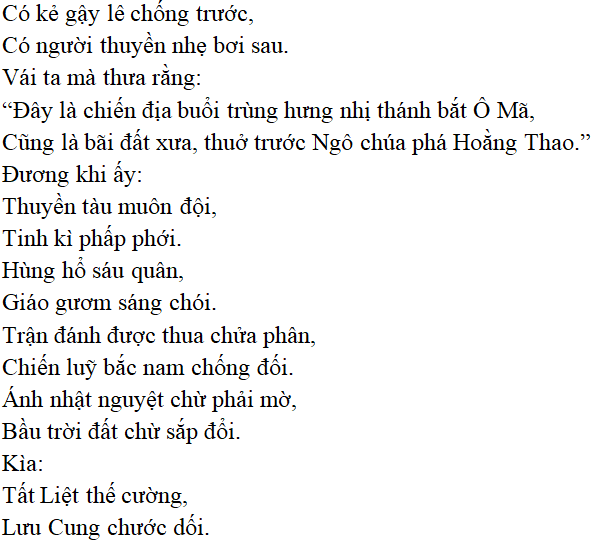 Bài thơ Phú sông Bạch Đằng - nội dung, dàn ý phân tích, bố cục, tác giả | Ngữ văn lớp 10